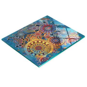 tulup.cz Kuhinjska ploča od kaljenog stakla s grafičkim geometrijskim uzorcima 60x52 cm