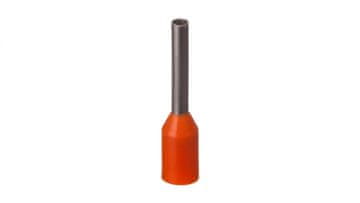 em Izolirana ferula TI 0,5 mm2/8 mm narančasta kositrena TI0,5L8DE /100 kom/