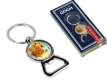 Carmani PRIVJESAK ZA KLJUČEVE S OTVARAČEM ZA BOCE VAN GOGH SUNCOKRET U VAZI
