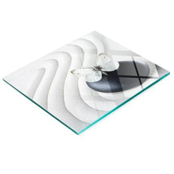 tulup.cz Staklena daska za rezanje s ukrasnom grafikom zen leptira 60x52 cm