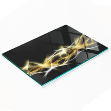 tulup.cz Elegantna i izdržljiva staklena ploča s apstraktnim svjetlosnim printom 80x52 cm
