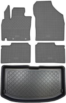Suzuki Ignis III / Ignis III Hybrid Hatchback (5-vratni) od 01.2017. Komplet - gumene prostirke za automobil i prostirka za prtljažnik