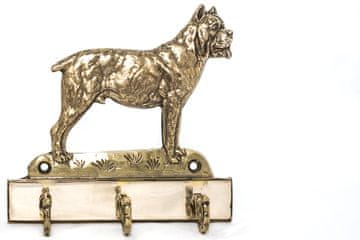 Cane Corso Italiano - vješalica za ključeve sa psom, mesingani držač za pseće dodatke, elegantna dekoracija za hodnik tvrtke