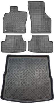 Volkswagen Golf VII Variant kombi (5 vrata) od 09.2013-06.2020. Set - gumeni tepisi za automobil i tepih za prtljažnik
