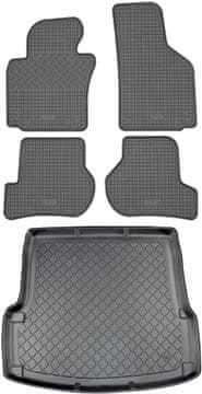 Skoda Octavia II 1Z Hatchback (5 vrata) od 03.2004.-01.2013. Set - automatske gumene prostirke + prostirka za prtljažnik