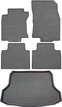 Nissan X-Trail T32 III SUV (5 vrata) od 08.2014. - 08.2017. Set - gumeni tepisi za automobil i prostirka za prtljažnik