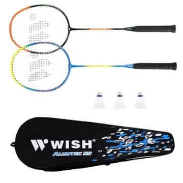 Northix Set badmintonskih reketa s 3 loptice