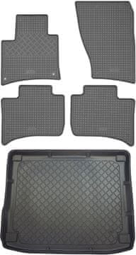 Volkswagen Touareg II SUV (5 vrata) od 02.2010. do 03.2018. Komplet - gumeni podmeta za automobil + podmeta za prtljažnik