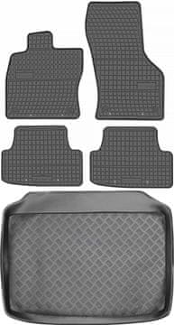 Audi A3 III 8V Hatchback Sportback od 2012-2020. Set: gumeni podmetači za automobil i tepih za prtljažnik
