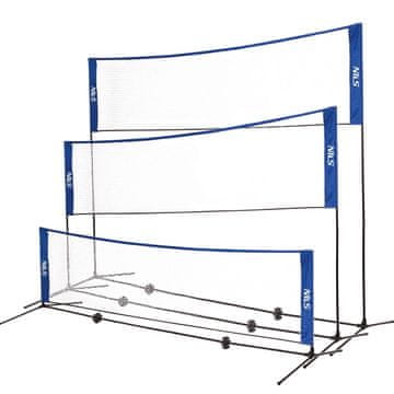 Northix Set mreža 3 u 1 za badminton, tenis i odbojku