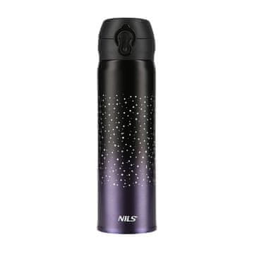 Northix Violet termo čaša, izolirana, nepropusna, 295 ml