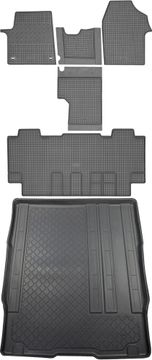 Peugeot Expert III Traveller VAN (5 vrata) od 01.2016. Komplet - gumeni podmetači za automobil i prostirka za prtljažnik
