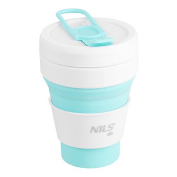 Northix Sklopiva silikonska čaša, 355 ml, boja mente
