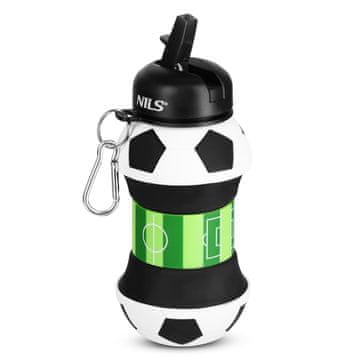 Northix Silikonska sklopiva čaša 550ml - dizajn nogometa
