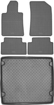 Peugeot 508 I Sedan / Kombi od 2012-2018. Set - gumeni podmetači za automobil + podmet za prtljažnik