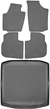 Seat Toledo IV limuzina / karavan od 2012-2018. Komplet - prostirke od automobila + mata za prtljažnik