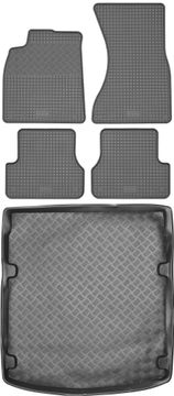 Audi A6 IV C7 Limuzina/Sedan od 2011-2018. Set - gumeni tepisi za automobil + tepih za prtljažnik