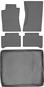 Mercedes E-klasa W211 karavan od 2003-2009. Set - gumeni podmetači za automobil + tepih za prtljažnik