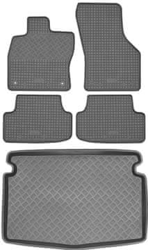 Volkswagen Golf VII Hatchback od 2012-2020, set gumenih podnica za automobil i prostirka za prtljažnik