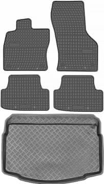 Volkswagen Golf VII Hatchback od 2012-2020. Komplet - gumeni tepisi za automobil + prostirka za prtljažnik