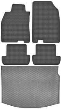 Renault Megane III Hatchback od 2009-2016. Set - gumeni podmetači za automobil + prostirka za prtljažnik