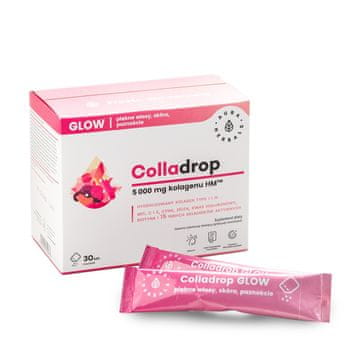Aura Herbals Colladrop Glow hidrolizirani morski kolagen 5000 mg tip I i III - prekrasna kosa, koža i nokti (30 vrećica)