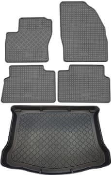 Ford Kuga (5 vrata) od 02.2008.-01.2013. Zestav - gumene prostirke za auto + tepih za prtljažnik