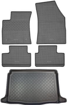 Renault Megane IV Hatchback (5 vrata) od 01.2016. Set - gumeni tepisi za automobil + prostirka za prtljažnik