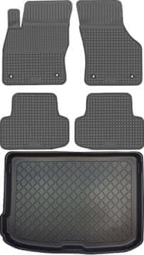 Audi A3 8V Sportback Hatchback od 01.2013-03.2020r. Set - gumeni tepisi za automobil + tepih za prtljažnik