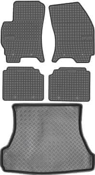 Ford Mondeo MK3 Hatchback/Sedan od 2000-2007. Komplet gumenih tepiha za automobil i tepih za prtljažnik
