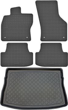 Volkswagen Golf VII hatchback od 10.2012-12.2019. Set - gumene prostirke za automobil + mata za prtljažnik