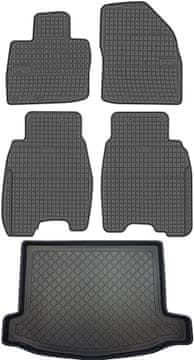 Honda Civic VIII hatchback 2006.-2012. Set - gumene prostirke za automobil + prostirka za prtljažnik