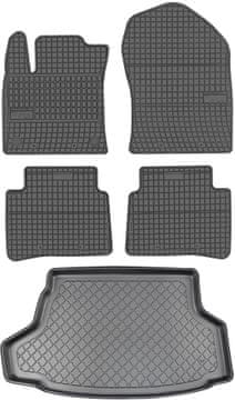 Toyota Prius IV XW50 Hatchback od 02.2017. Set: gumene podnice za automobil i tepih za prtljažnik