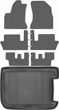 Citroen C4 Picasso monovolumen od 2006. do 2013. Komplet - podnice od gume za automobil i tepih za prtljažnik