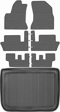 Citroen C4 Picasso Minivan od 2006-2013. Komplet - gumeni podmetači za automobil + prostirka za prtljažnik