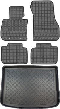 BMW 2 F45 Active Tourer Minivan od 09.2014. Set – gumene prostirke za automobil + prostirka za prtljažnik