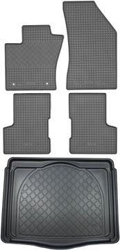 Renegade SUV (5 vrata) od 09.2014.-06.2018. SET - gumene prostirke za auto + prostirka za gepek