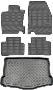 Nissan Qashqai II J11 crossover od 02.2014-2021. Set - gumeni tepisi za automobil + tepih za prtljažnik