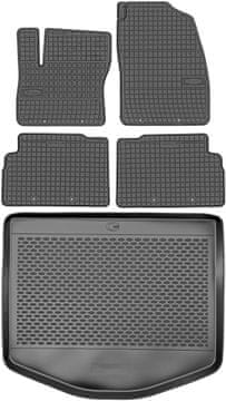 Ford C-Max II minivan od 2015. do 2019. set - gumeni tepisi za automobil i tepih za prtljažnikFord C-Max II minivan od 2015. do 2019. set - gumeni tepisi za automobil i tepih za prtljažnik