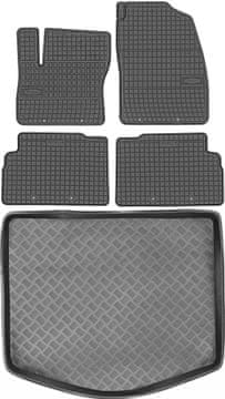 Ford C-Max II Minivan od 2010-2019. Komplet – gumene tepihe za automobil + tepih za prtljažnik