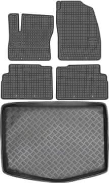 Ford C-Max II Minivan od 2010-2019. Komplet gumenih tepiha za automobil i tepih za prtljažnik