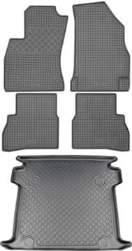 Opel Combo D VAN (5 vrata) od 2012-12.2017. Set - podnice od gume za automobil + prostirka za prtljažnik