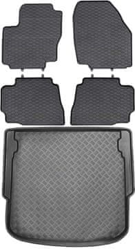 Ford Mondeo IV Hatchback od 2011-2014. Komplet - gumeni tepisi za automobil i podloga za prtljažnik