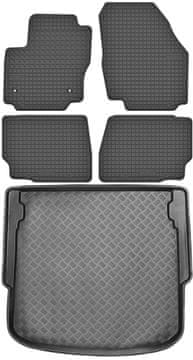 Ford Mondeo IV Hatchback od 2011-2014. komplet gumenih podnica za automobil i tepih za prtljažnik