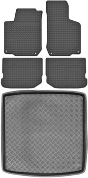 Volkswagen Golf IV Kombi od 1999. do 2006. SET - gumene autotepihe + prostirka za prtljažnik
