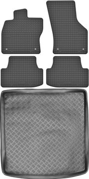 Seat Leon III ST karavan od 2014-2020. komplet - gumeni tepisi za automobil + prostirka za prtljažnik