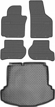 Volkswagen Jetta V Sedan od 2005-2011. komplet - gumeni podmetači za automobil + prostirka za prtljažnik