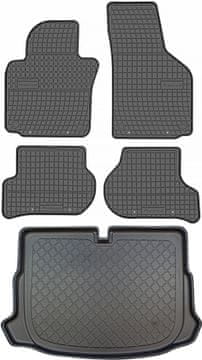 Volkswagen Scirocco III Coupe od 06.2008. do 2017. - Set: gumene prostirke za automobil i prtljažna prostirka