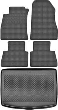 Nissan Juke Crossover od 2011-2019. Set - gumene prostirke za automobil + prostirka za prtljažnik