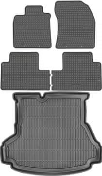 Toyota Avensis II Sedan od 2008.-2018. SET - gumene autotepihe + prostirka za prtljažnik